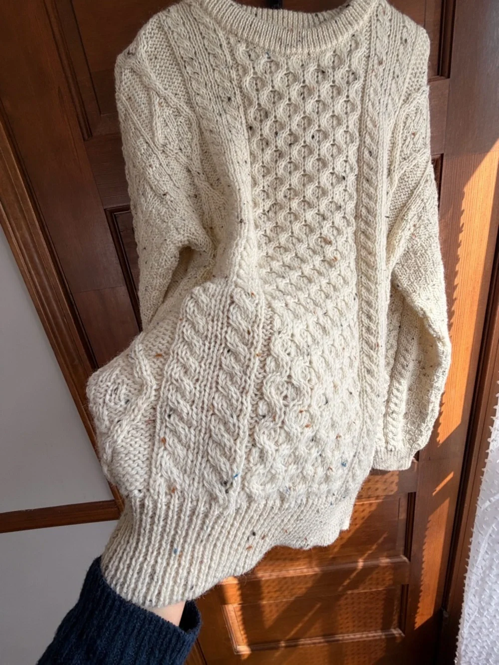 Vintage 90s Arancraft 100% Wool - Picture 3 of 4